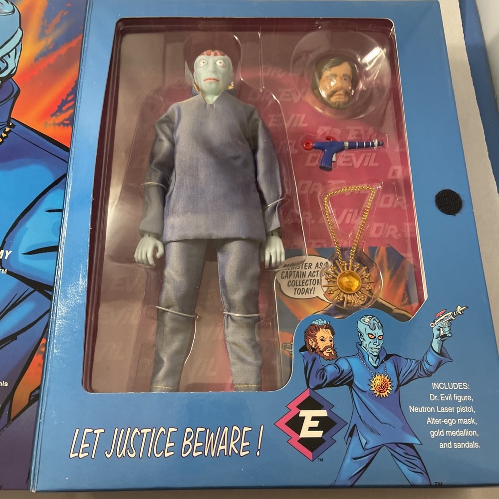 DR. EVIL Captain Action Arch Enemy Playing Mantis Villain Series New 1998 - Picture 12 of 16